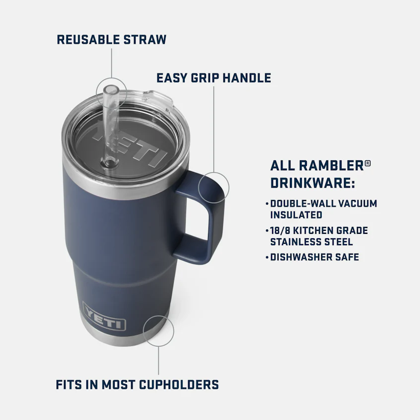 Rambler® 25 oz (739 ml) Straw Mug - Image 5